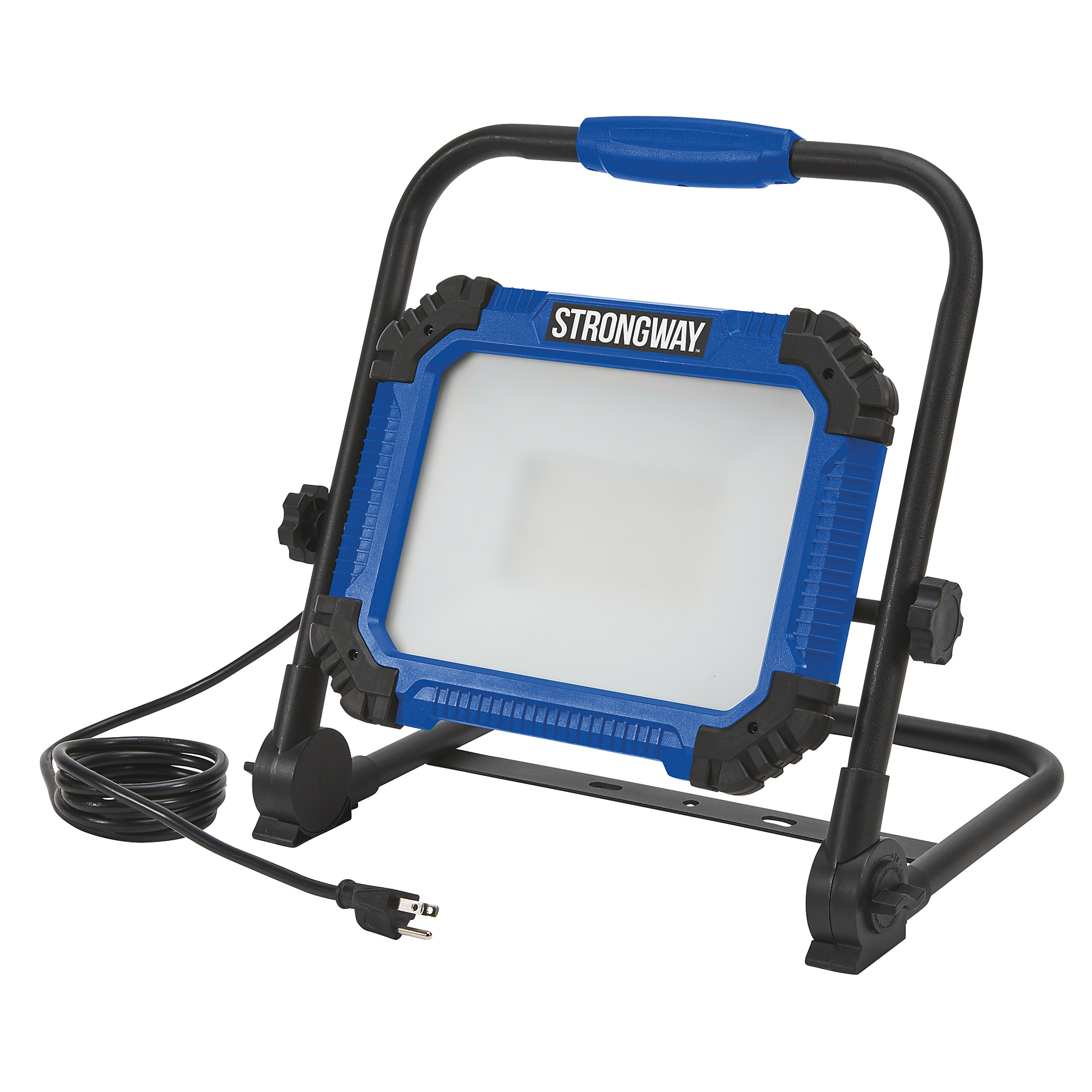 Strongway 10,000-Lumen Portable LED Worklight, 100W, 6500K, 5ft. Cord, IP54, 360° Lighting Area